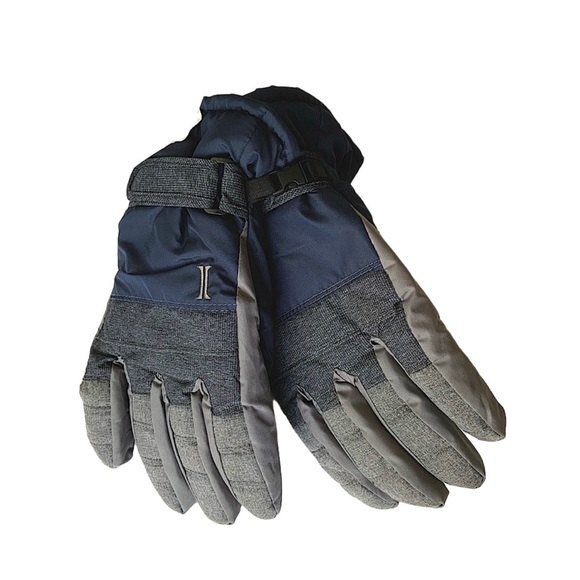 Igloos Men Navy Gray 3M Thinsulate Gloves M/L - Picture 1 of 8